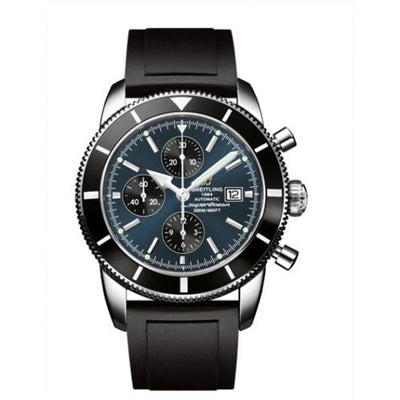 Remontoir à montres pour montre Breitling Superocean Heritage Superocean Heritage 46 Chronograph Stainless Steel / Noire / Gun Bleu / Rubber