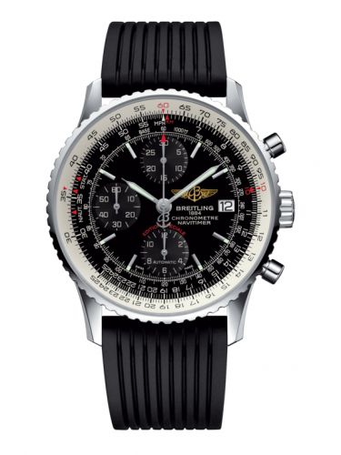 Remontoir à montres pour montre Breitling Navitimer Navitimer Heritage Stainless Steel / Noire / Rubber