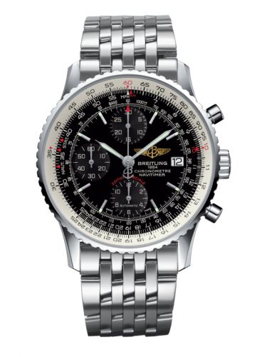 Remontoir à montres pour montre Breitling Navitimer Navitimer Heritage Stainless Steel / Noire / Bracelet