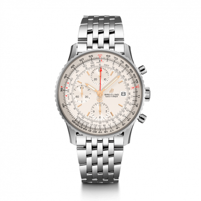 Watch Winder for watch Breitling Navitimer Navitimer 1 Chronograph 41 Stainless Steel / Silver / Bracelet