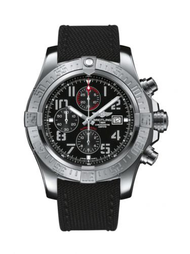 Remontoir à montres pour montre Breitling Avenger Super Avenger II Stainless Steel / Volcano Noire / Military / Pin