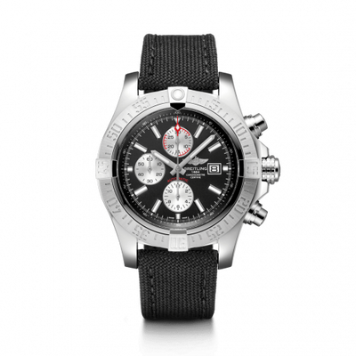 Remontoir à montres pour montre Breitling Avenger Super Avenger II Stainless Steel / Volcano Noire / Military