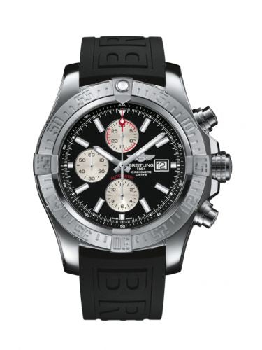 Remontoir à montres pour montre Breitling Avenger Super Avenger II Stainless Steel / Volcano Noire / Rubber / Pin