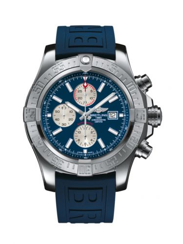 Remontoir à montres pour montre Breitling Avenger Super Avenger II Stainless Steel / Mariner Bleu / Rubber / Pin