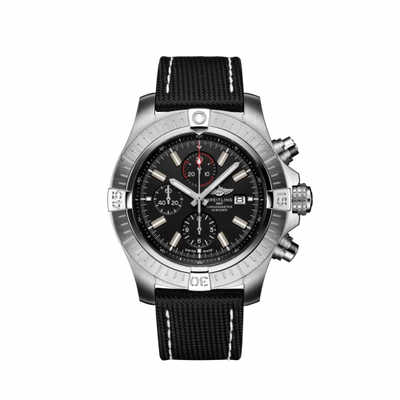 Watch Winder for watch Breitling Avenger Avenger Chronograph 48 Stainless Steel / Black / Military / Folding