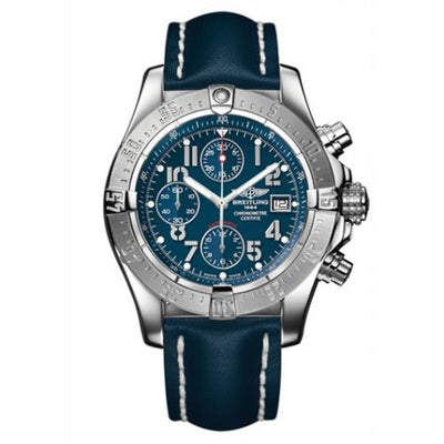 Remontoir à montres pour montre Breitling Avenger Avenger Bleu / Calf