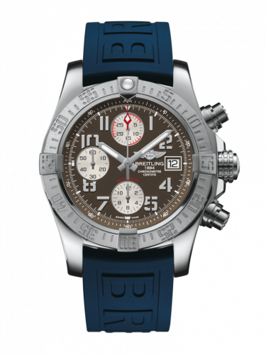 Watch Winder for watch Breitling Avenger Avenger II Stainless Steel / Tungsten Gray / Rubber / Folding