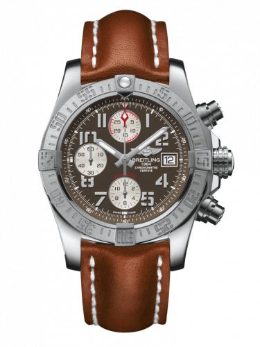 Watch Winder for watch Breitling Avenger Avenger II Stainless Steel / Tungsten Gray / Calf / Folding