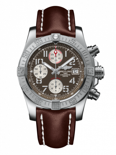 Watch Winder for watch Breitling Avenger Avenger II Stainless Steel / Tungsten Gray / Calf / Folding