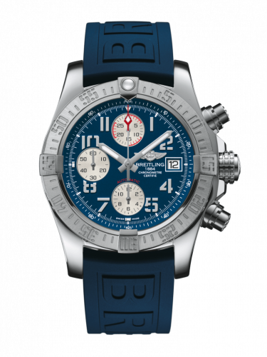 Remontoir à montres pour montre Breitling Avenger Avenger II Stainless Steel / Mariner Bleu / Rubber / Pin