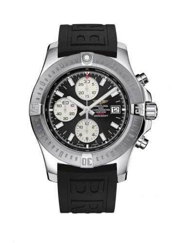 Remontoir à montres pour montre Breitling Colt Colt Chronograph Automatic Stainless Steel / Volcano Noire / Rubber / Pin