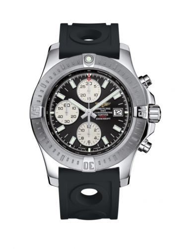 Remontoir à montres pour montre Breitling Colt Colt Chronograph Automatic Stainless Steel / Volcano Noire / Rubber / Pin