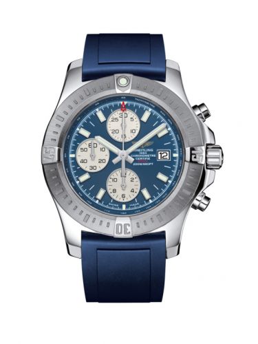 Remontoir à montres pour montre Breitling Colt Colt Chronograph Automatic Stainless Steel / Mariner Bleu / Rubber / Pin