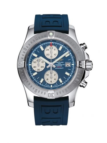 Remontoir à montres pour montre Breitling Colt Colt Chronograph Automatic Stainless Steel / Mariner Bleu / Rubber / Pin
