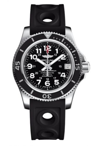 Remontoir à montres pour montre Breitling Superocean Superocean II 36 Noire / Rubber