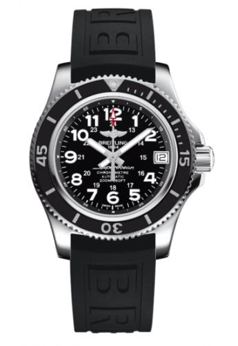 Remontoir à montres pour montre Breitling Superocean Superocean II 36 Noire / Rubber