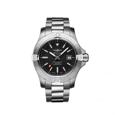 Remontoir à montres pour montre Breitling Avenger Avenger Automatic 45 Seawolf Stainless Steel / Noire / Bracelet