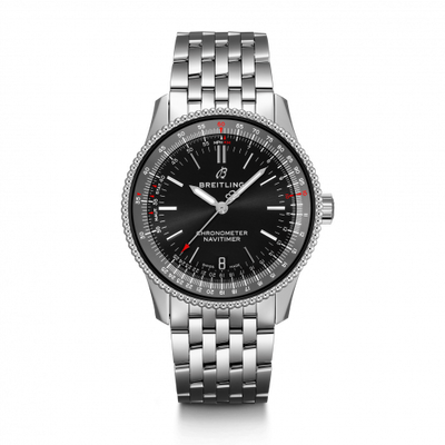 Remontoir à montres pour montre Breitling Navitimer Navitimer 1 38 Automatic Stainless Steel / Noire / Bracelet