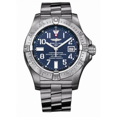 Remontoir à montres pour montre Breitling Avenger Avenger Seawolf Stainless Steel / Bleu