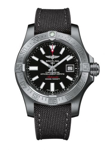 Remontoir à montres pour montre Breitling Avenger Avenger II Seawolf Stainless Steel / Volcano Noire / Military / Pin