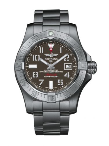Remontoir à montres pour montre Breitling Avenger Avenger II Seawolf Stainless Steel / Tungsten Gray / Bracelet