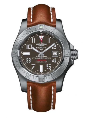 Remontoir à montres pour montre Breitling Avenger Avenger II Seawolf Stainless Steel / Tungsten Gray / Calf / Pin