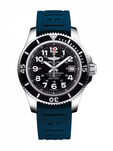 Remontoir à montres pour montre Breitling Superocean Superocean II 42 Stainless Steel / Volcano Noire / Rubber / Pin