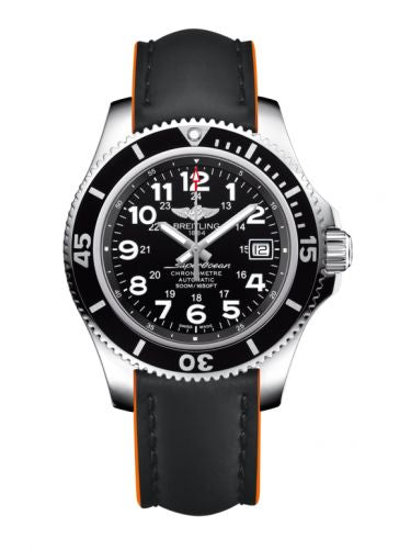 Watch Winder for watch Breitling Superocean Superocean II 42 Stainless Steel / Volcano Black / Rubber