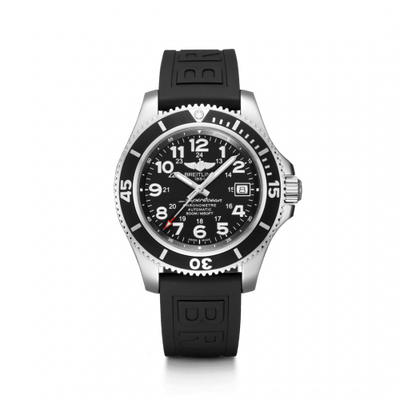 Remontoir à montres pour montre Breitling Superocean Superocean II 42 Stainless Steel / Volcano Noire / Rubber / Pin