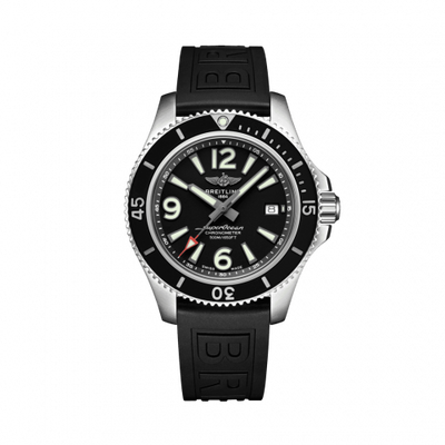 Remontoir à montres pour montre Breitling Superocean Superocean 42 Stainless Steel / Noire / Rubber / Folding