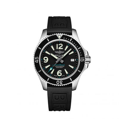 Remontoir à montres pour montre Breitling Superocean Superocean 42 Stainless Steel / Noire - Premiers de Cordée