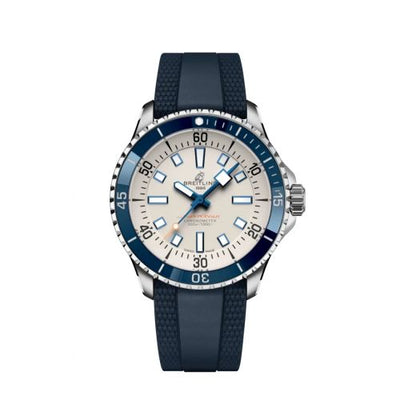 Remontoir à montres pour montre Breitling Superocean SuperOcean Automatic 42 Stainless Steel / Blanc / Rubber