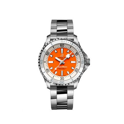 Remontoir à montres pour montre Breitling Superocean SuperOcean Automatic 36 Stainless Steel / Orange / Bracelet