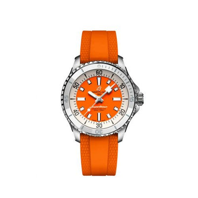 Remontoir à montres pour montre Breitling Superocean SuperOcean Automatic 36 Stainless Steel / Orange / Rubber