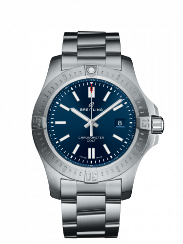 Watch Winder for watch Breitling Chronomat Chronomat Colt 44 Automatic Blue / Bracelet