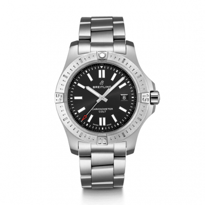 Remontoir à montres pour montre Breitling Chronomat Chronomat Colt 44 Automatic Noire / Bracelet