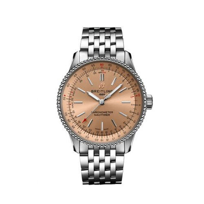 Watch Winder for watch Breitling Navitimer Navitimer 1 35 Automatic Stainless Steel / Copper / Bracelet