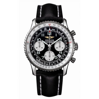 Remontoir à montres pour montre Breitling Navitimer Navitimer Noire Arabic / Calf