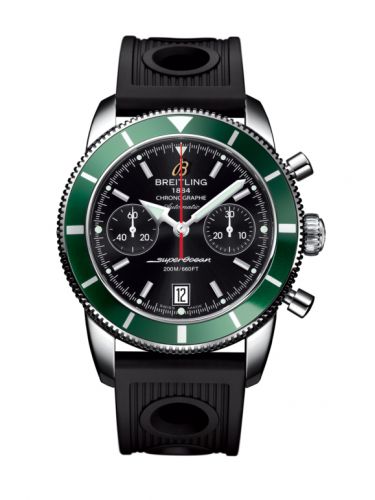 Remontoir à montres pour montre Breitling Superocean Heritage Superocean Heritage 44 Chronograph Stainless Steel / Verte / Noire / Rubber
