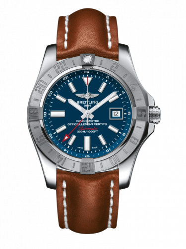 Remontoir à montres pour montre Breitling Avenger Avenger II GMT Stainless Steel / Mariner Bleu / Calf / Pin