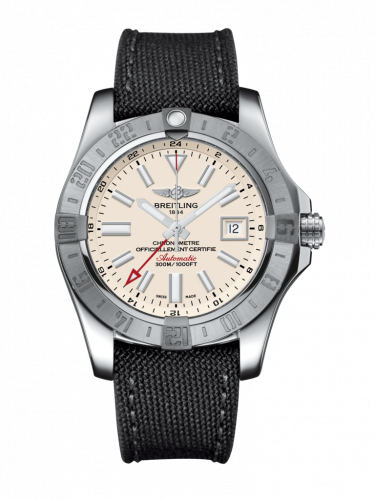 Remontoir à montres pour montre Breitling Avenger Avenger II GMT Stainless Steel / Stratus Argent / Military / Pin