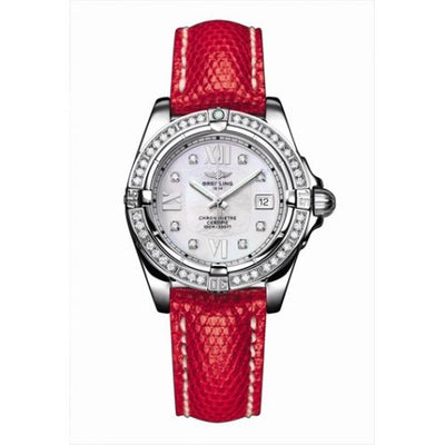 Remontoir à montres pour montre Breitling Cockpit Cockpit Lady Diamond / MOP / Red Teju
