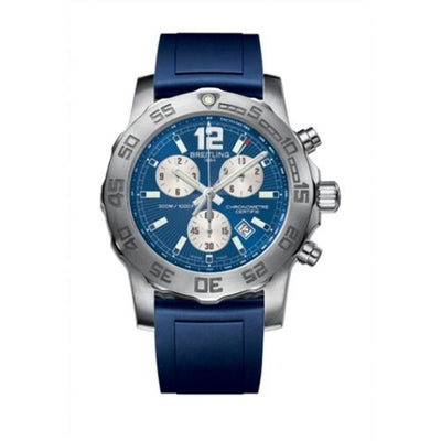 Remontoir à montres pour montre Breitling Colt Colt Chronograph II Bleu / Rubber