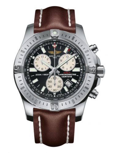 Remontoir à montres pour montre Breitling Colt Colt Chronograph Volcano Noire / Calf / Pin