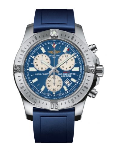 Remontoir à montres pour montre Breitling Colt Colt Chronograph Mariner Bleu / Rubber / Pin