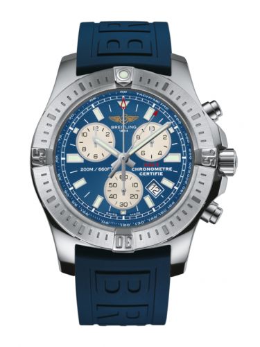 Remontoir à montres pour montre Breitling Colt Colt Chronograph Mariner Bleu / Rubber / Pin
