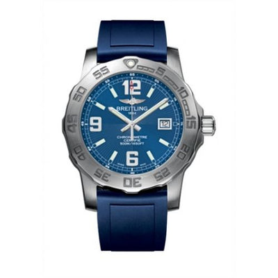Remontoir à montres pour montre Breitling Colt Colt 44 Bleu / Rubber