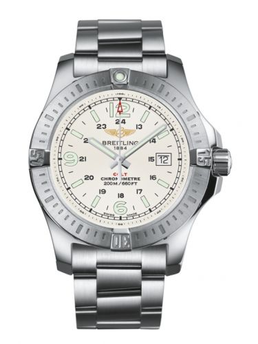 Remontoir à montres pour montre Breitling Colt Colt Quartz Stratus Argent / Bracelet