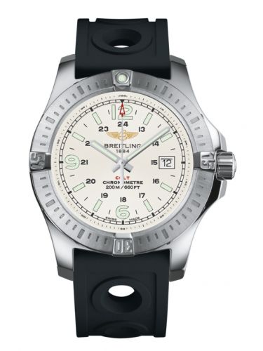 Remontoir à montres pour montre Breitling Colt Colt Quartz Stratus Argent / Rubber