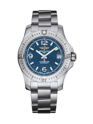 Remontoir à montres pour montre Breitling Colt Colt 36 Mariner Bleu / Bracelet
